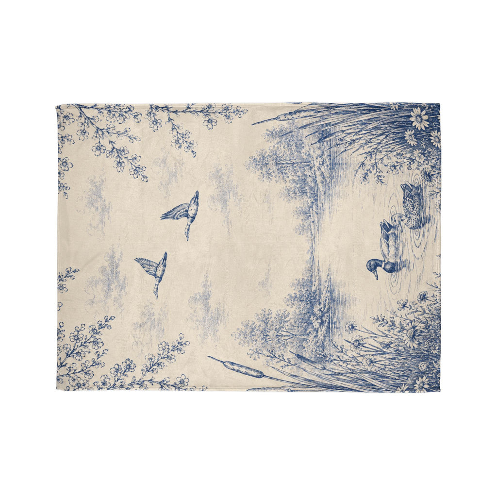 Blue Duck Pond - Plush Throw
