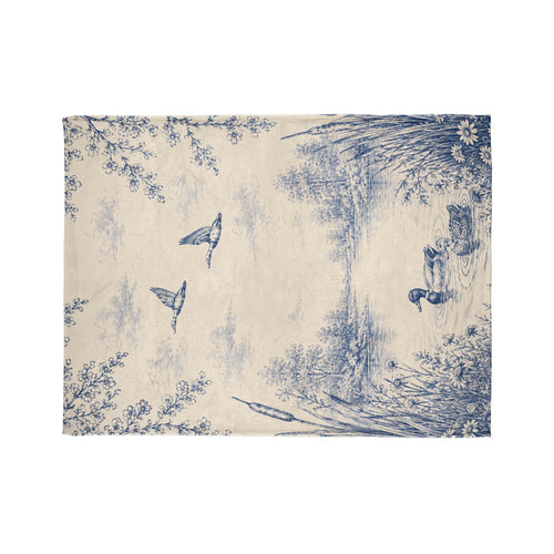 Blue Duck Pond - Plush Throw