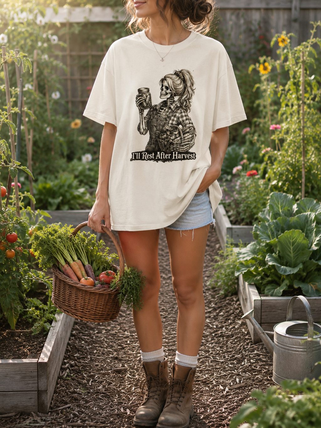 I'll Rest After Harvest T‑Shirt