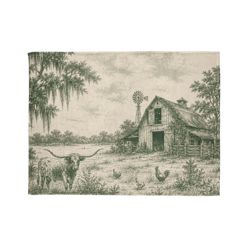 Old Home Place - Plush Throw